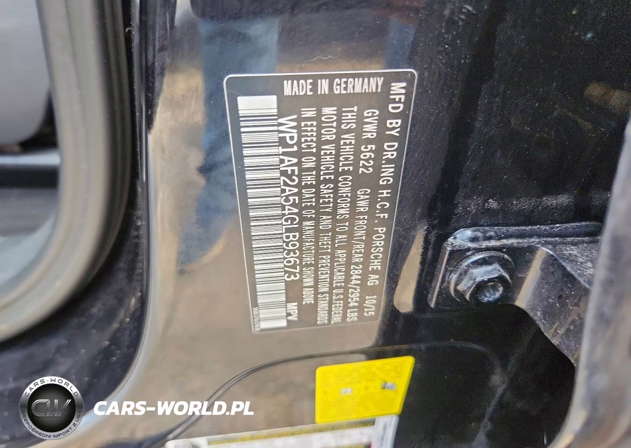 2016 Porsche Macan Turbo VIN:WP1AF2A54GLB93673 - 13