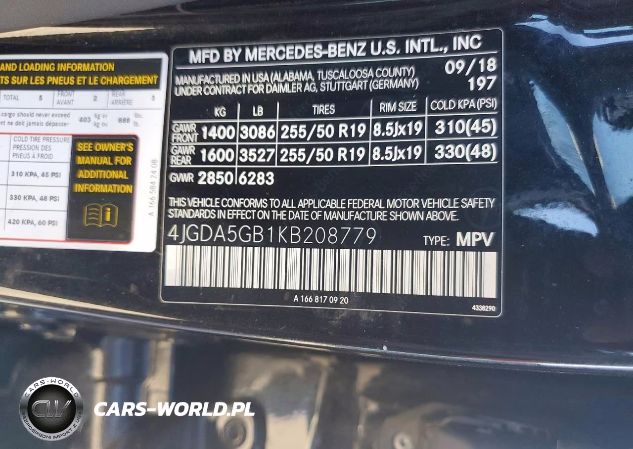 2019 Mercedes-Benz Gle 400 4Matic VIN:4JGDA5GB1KB208779 - 13