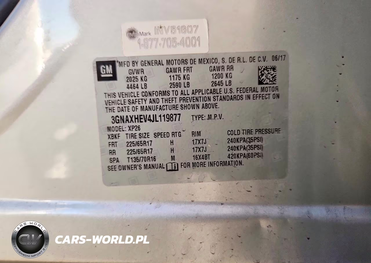 2018 Chevrolet Equinox Ls VIN:3GNAXHEV4JL119877 - 13