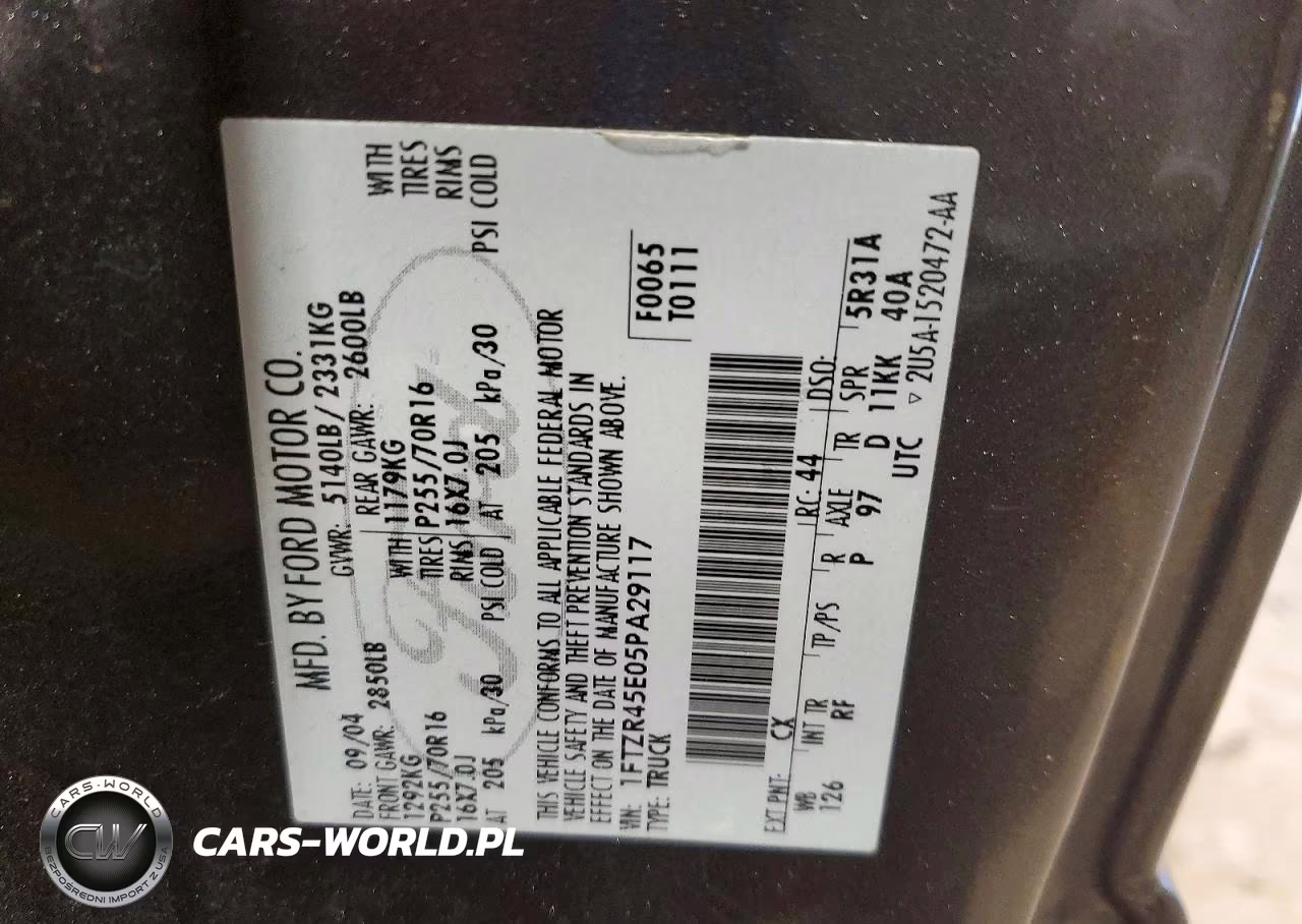 2005 Ford Ranger Super Cab VIN:1FTZR45E05PA29117 - 12