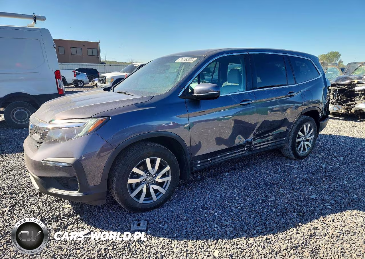 2020 Honda Pilot Exl VIN:5FNYF6H59LB048901 - 1