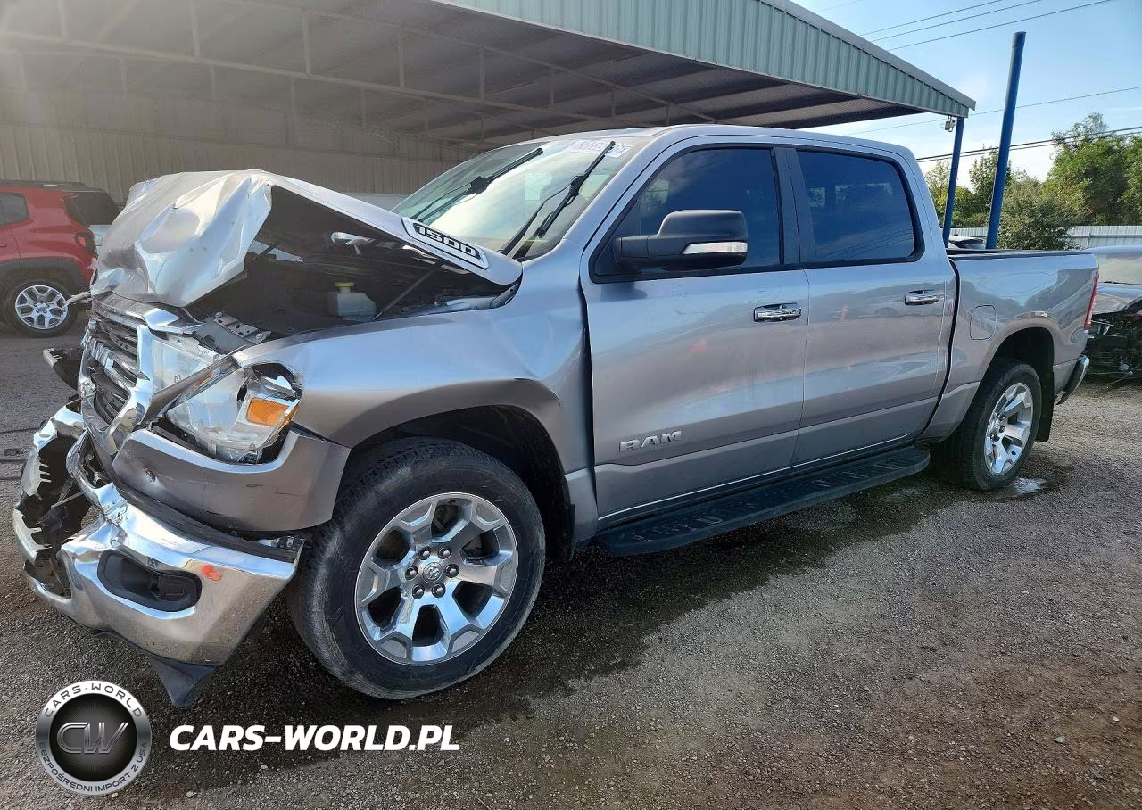 2019 Ram 1500 Big Horn-Lone Star VIN:1C6RRFFGXKN674383 - 1