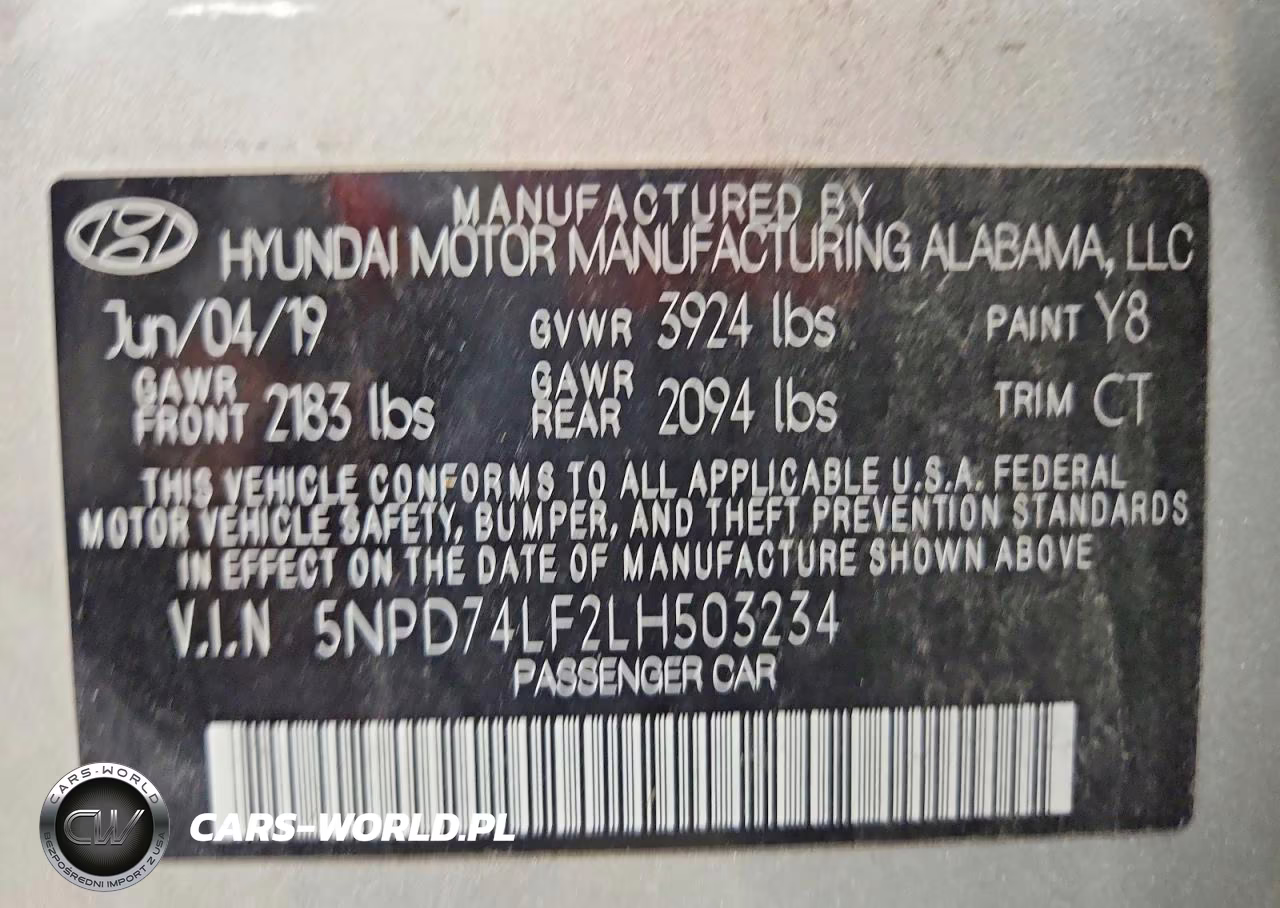 2020 Hyundai Elantra Se VIN:5NPD74LF2LH503234 - 13