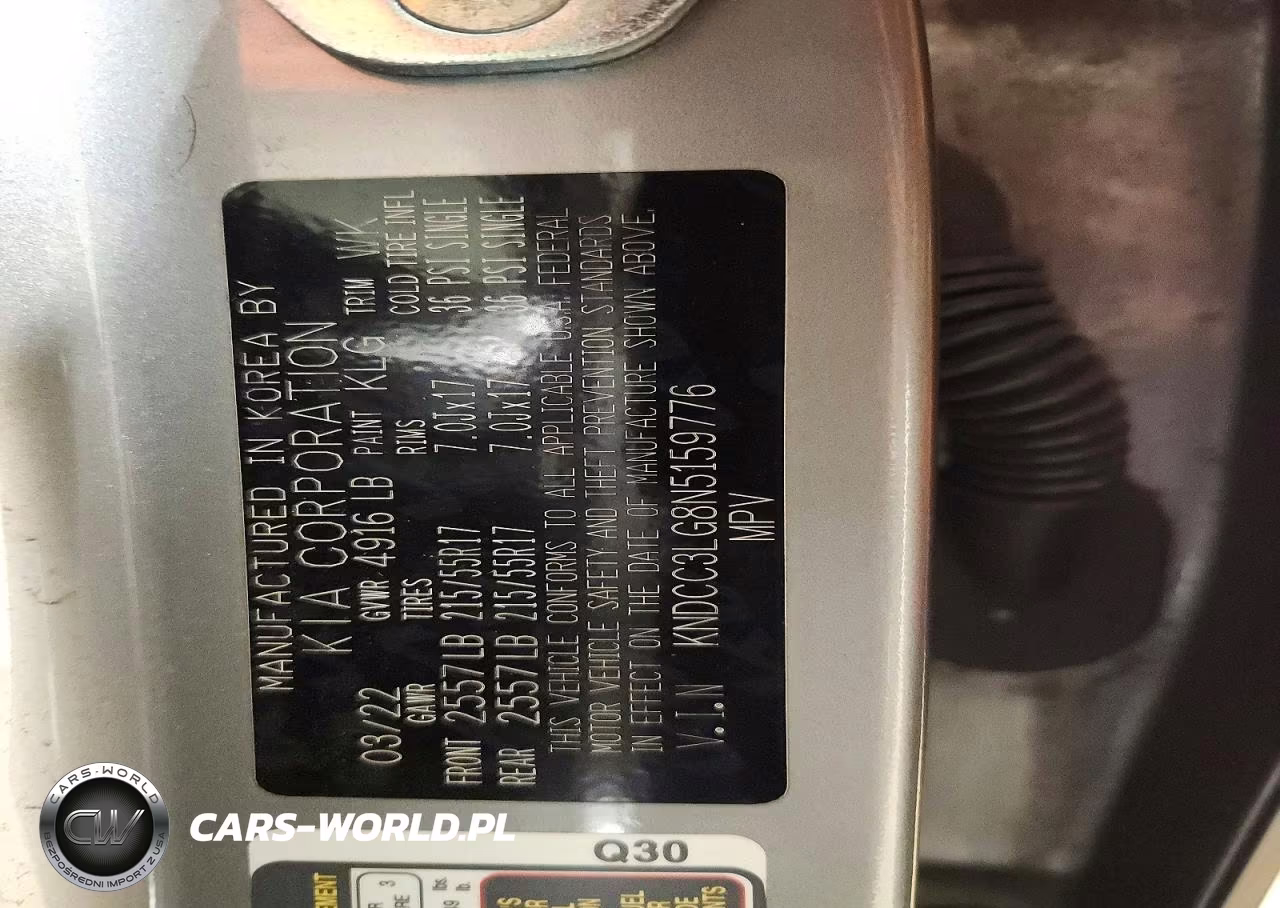 2022 Kia Niro Ev S VIN:KNDCC3LG8N5159776 - 12
