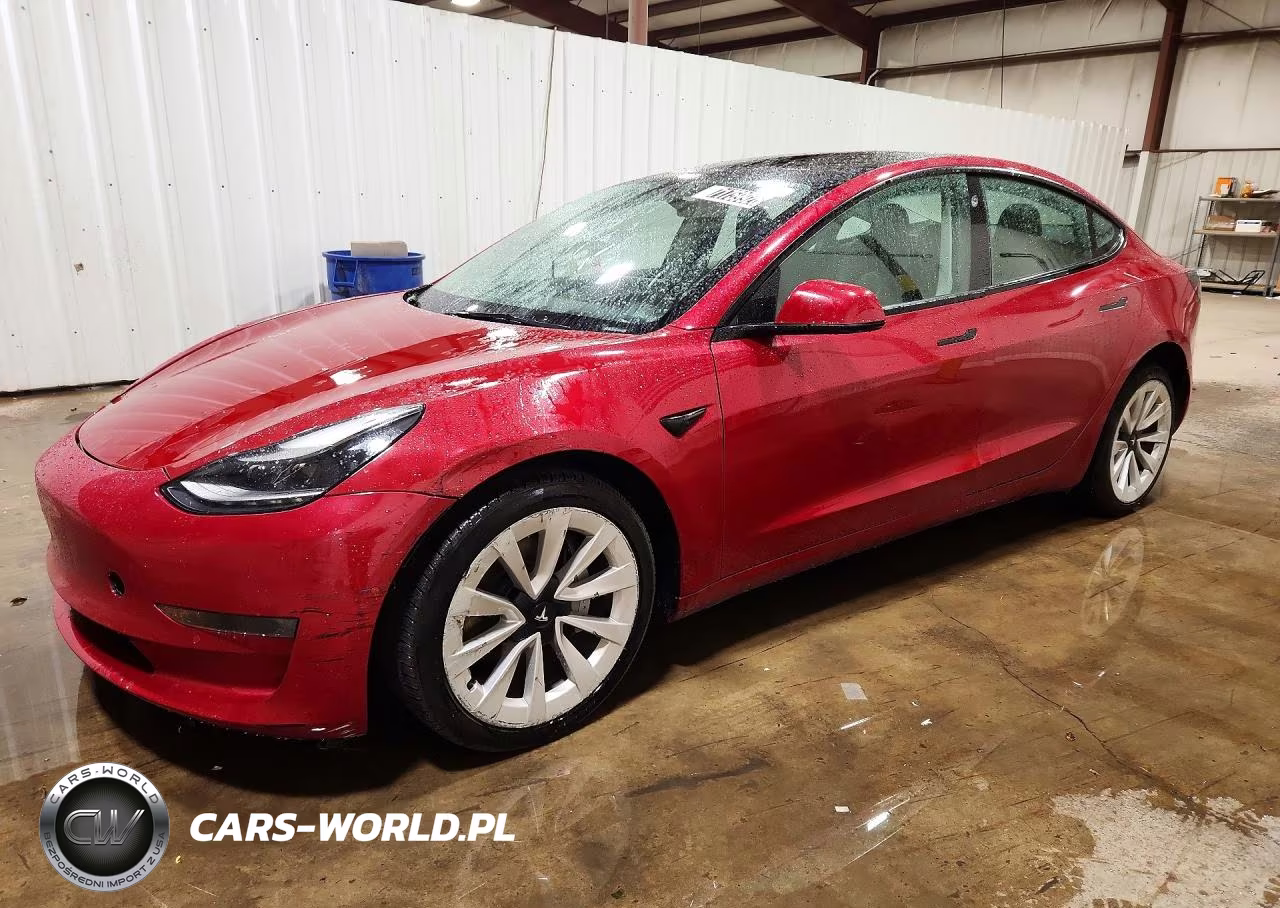 2022 Tesla Model 3 VIN:5YJ3E1EA8NF286551 - 1
