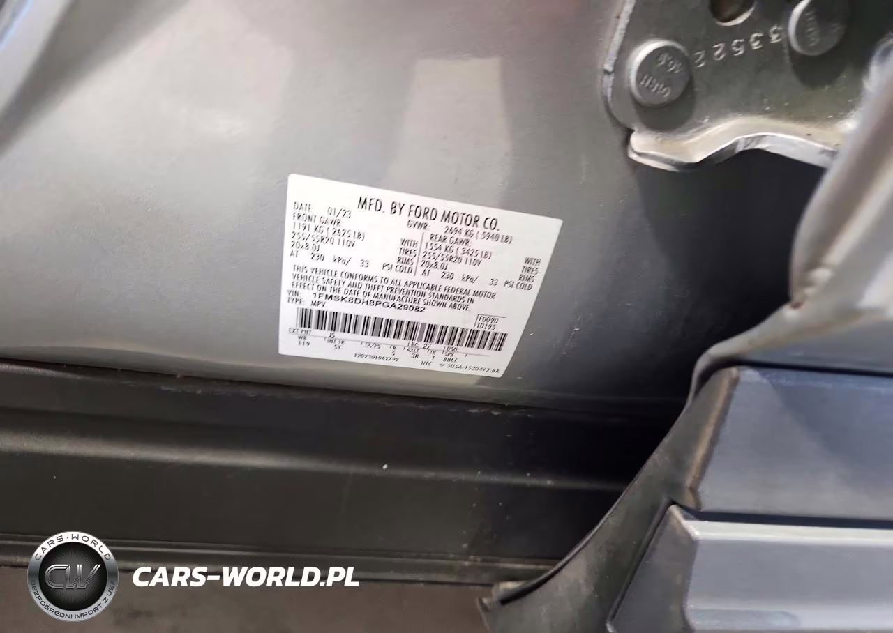 2023 Ford Explorer Xlt VIN:1FMSK8DH8PGA29082 - 14