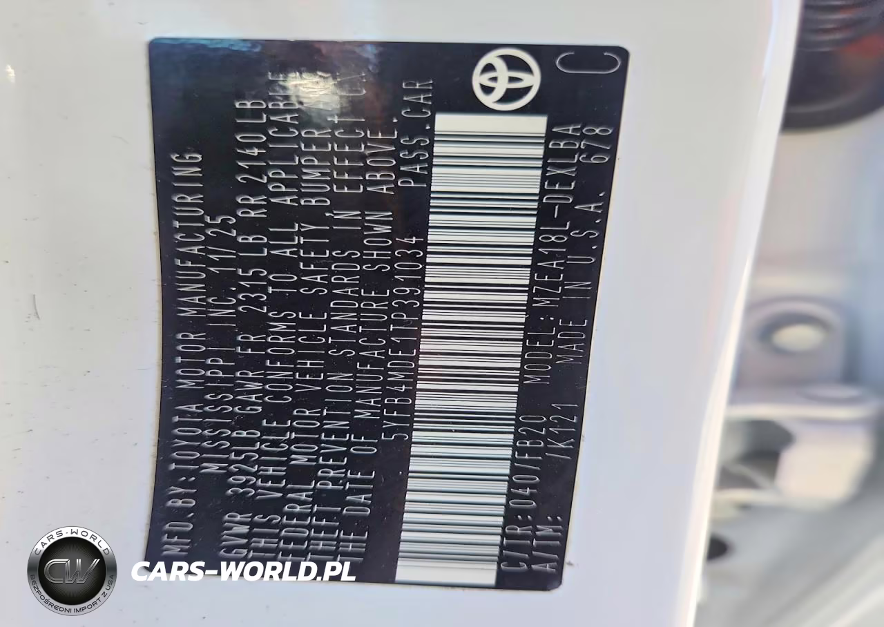 2026 Toyota Corolla Le VIN:5YFB4MDE1TP391034 - 13