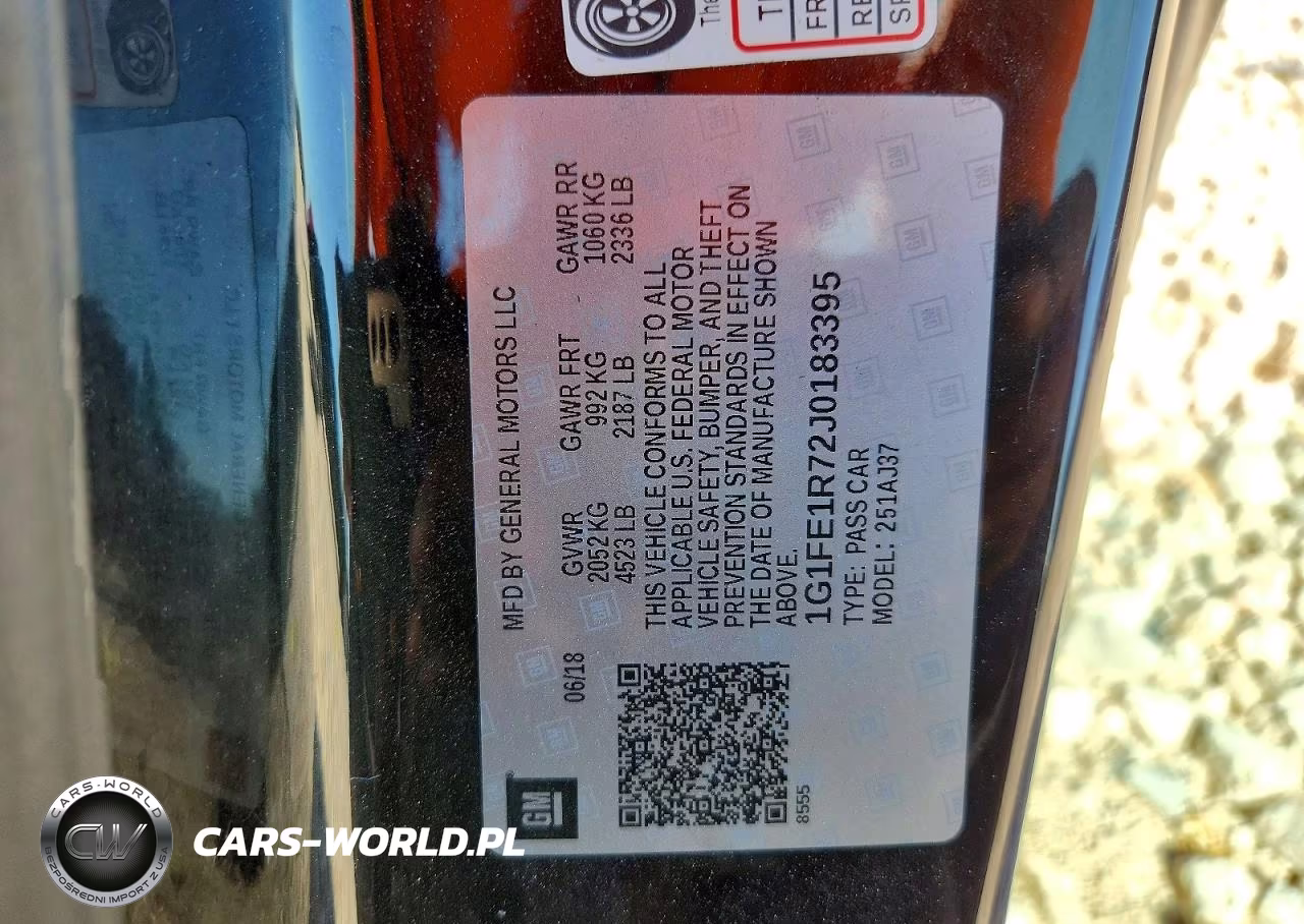 2018 Chevrolet Camaro Ss VIN:1G1FE1R72J0183395 - 13