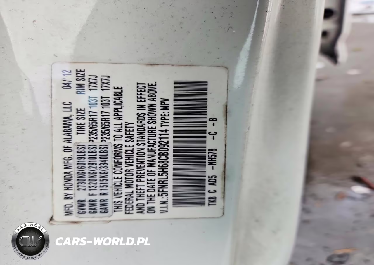 2012 Honda Odyssey Exl VIN:5FNRL5H68CB092114 - 13