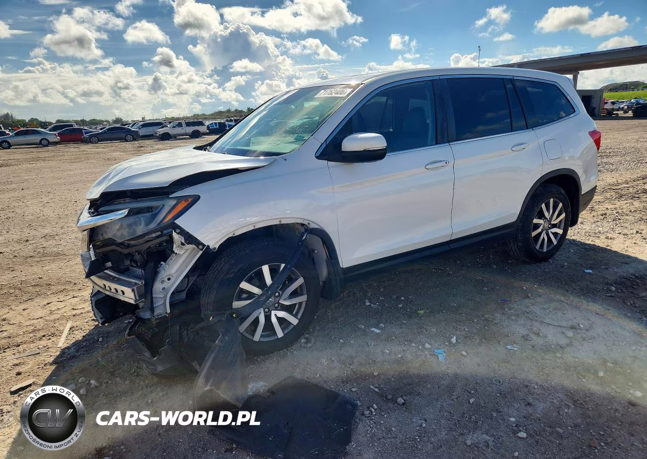 2021 Honda Pilot Exl VIN:5FNYF5H5XMB012145 - 1