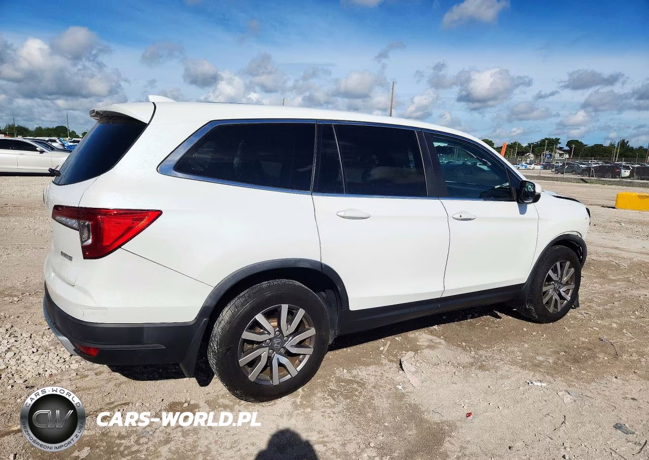 2021 Honda Pilot Exl VIN:5FNYF5H5XMB012145 - 3