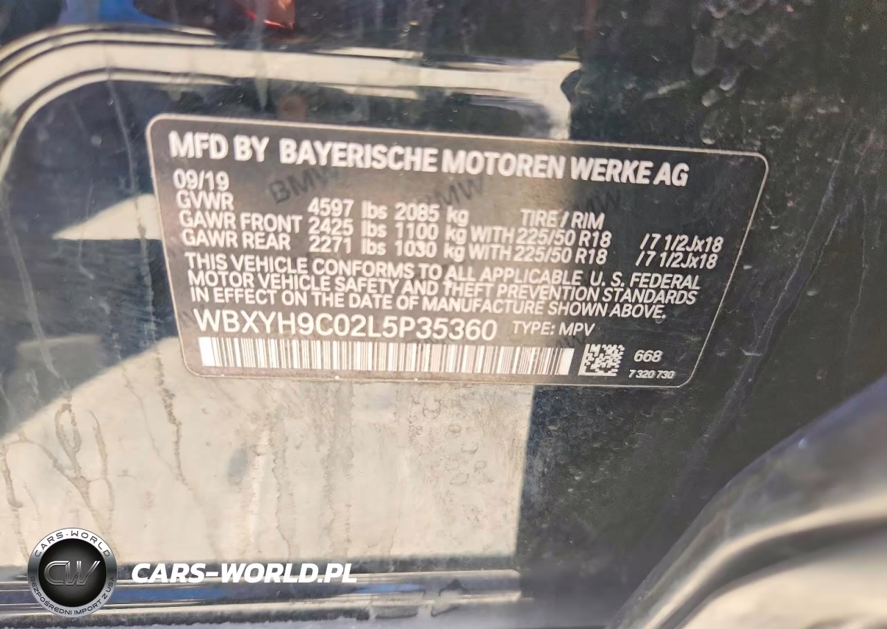 2020 BMW X2 Sdrive28I VIN:WBXYH9C02L5P35360 - 13