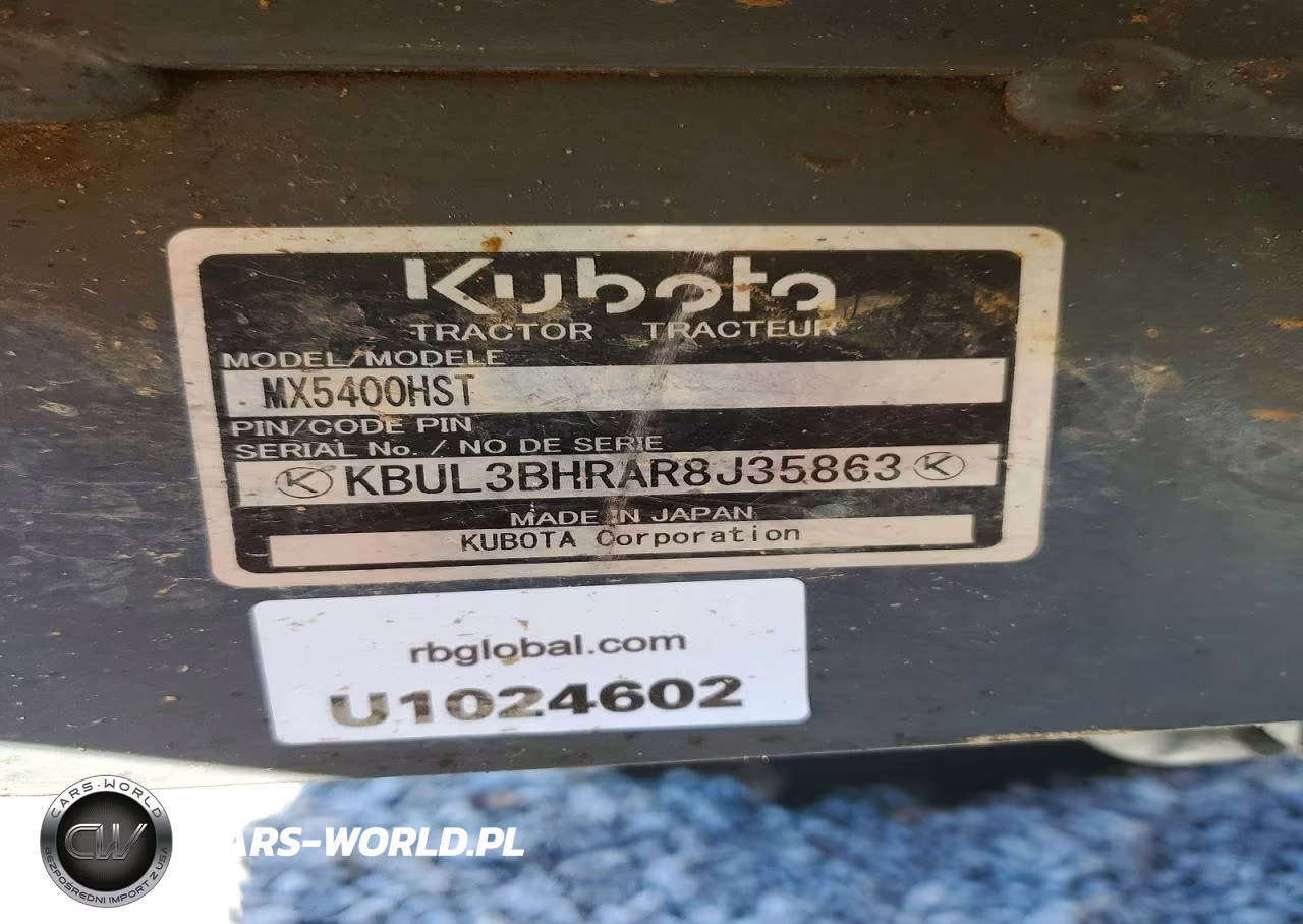 2025 Kubota Mx5400 Hst Tractor VIN:KBUL3BHRAR8J35863 - 10
