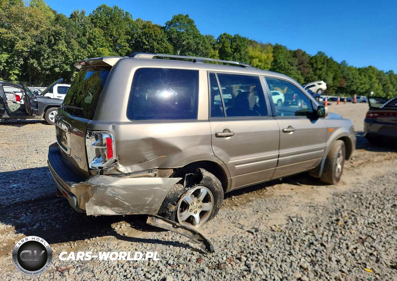 2008 Honda Pilot Exl VIN:5FNYF18628B038830 - 3