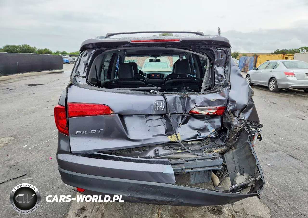 2017 Honda Pilot Exl VIN:5FNYF5H58HB006737 - 6