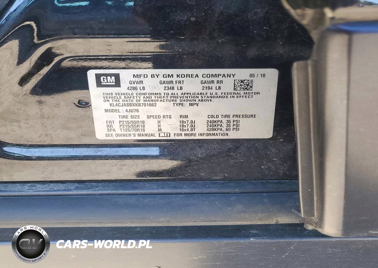 2019 Buick Encore Preferred VIN:KL4CJASBXKB701662 - 13