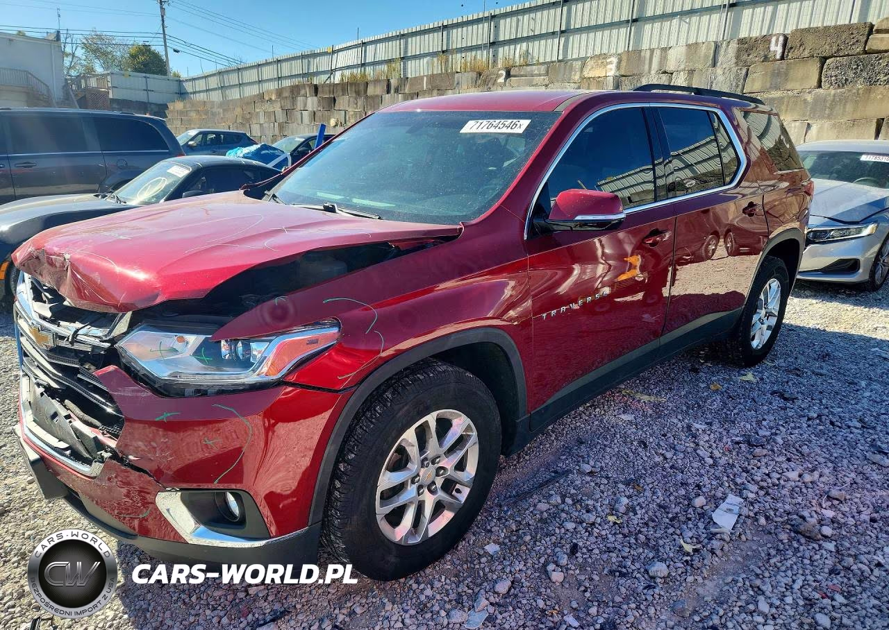 2019 Chevrolet Traverse Lt VIN:1GNERGKW4KJ289054 - 1