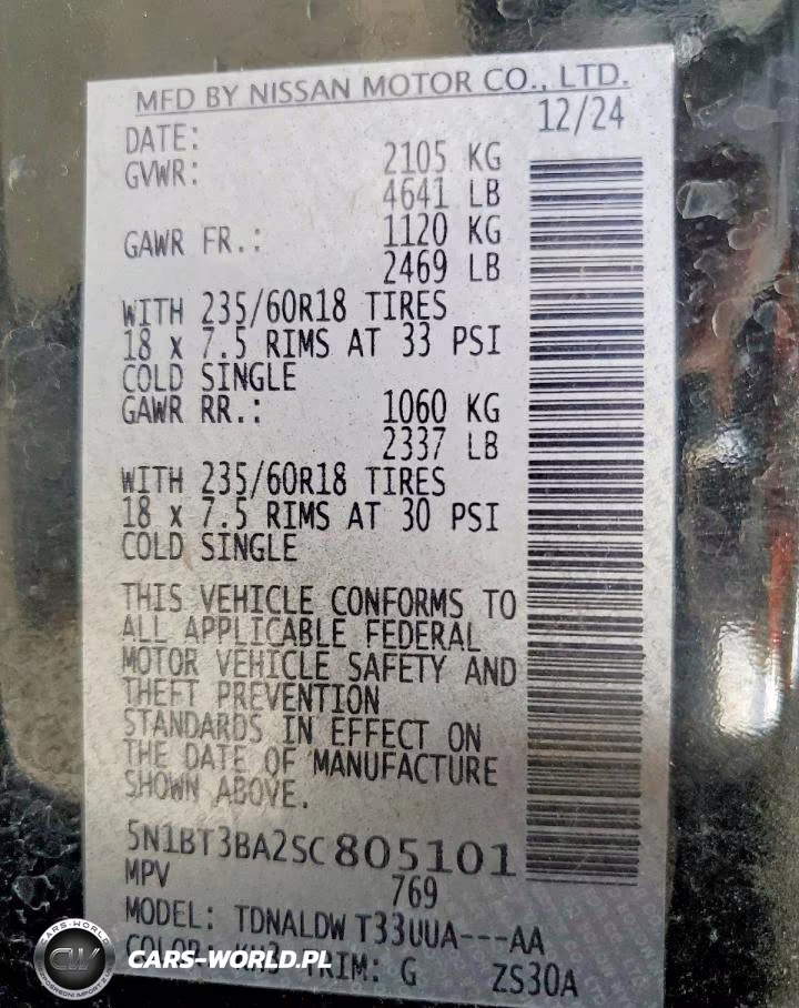 2025 Nissan Rogue Sv VIN:5N1BT3BA2SC805101 - 13