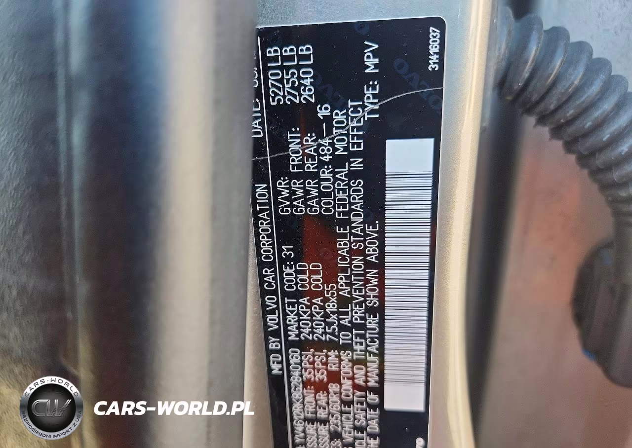2016 Volvo Xc60 T5 Premier VIN:YV4612RK8G2840160 - 12