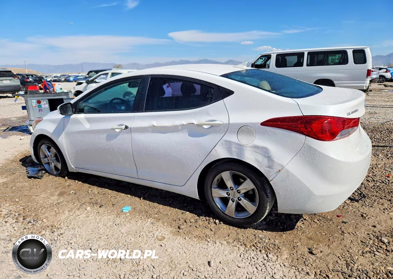 2013 Hyundai Elantra Gls VIN:5NPDH4AE7DH376893 - 2