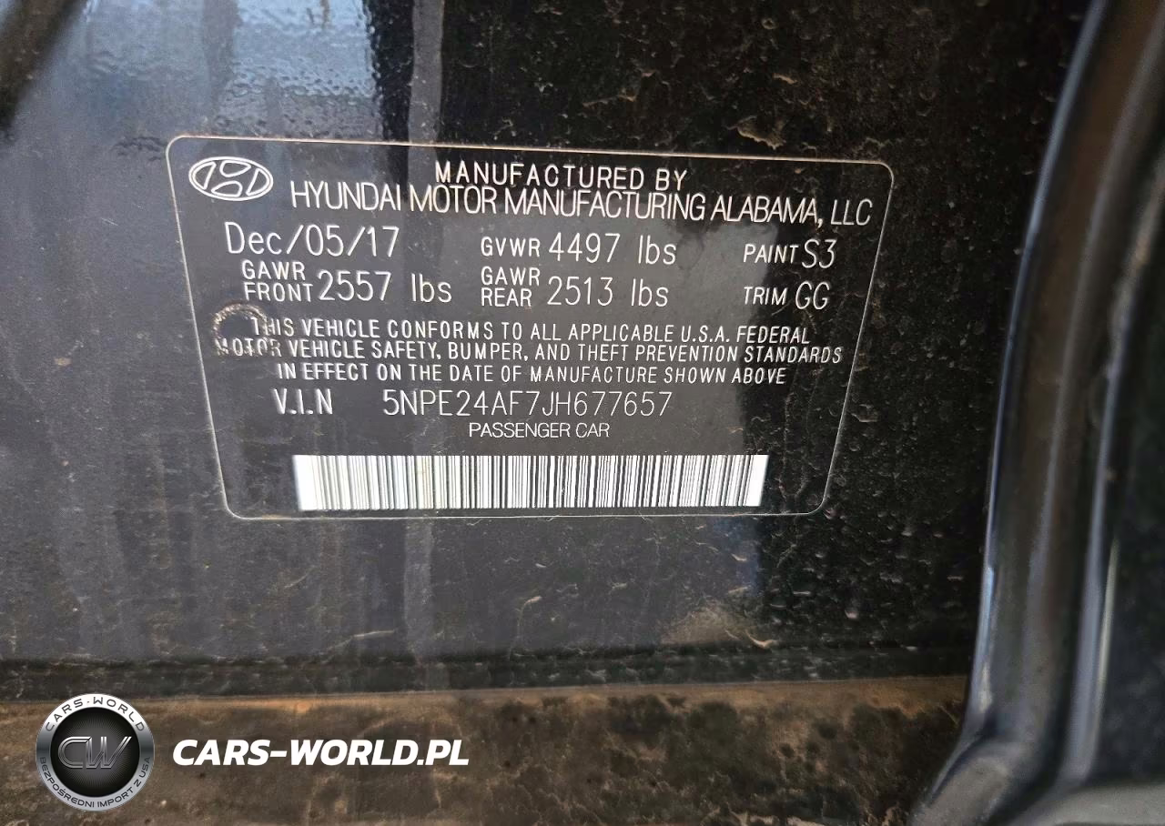 2018 Hyundai Sonata Se VIN:5NPE24AF7JH677657 - 12