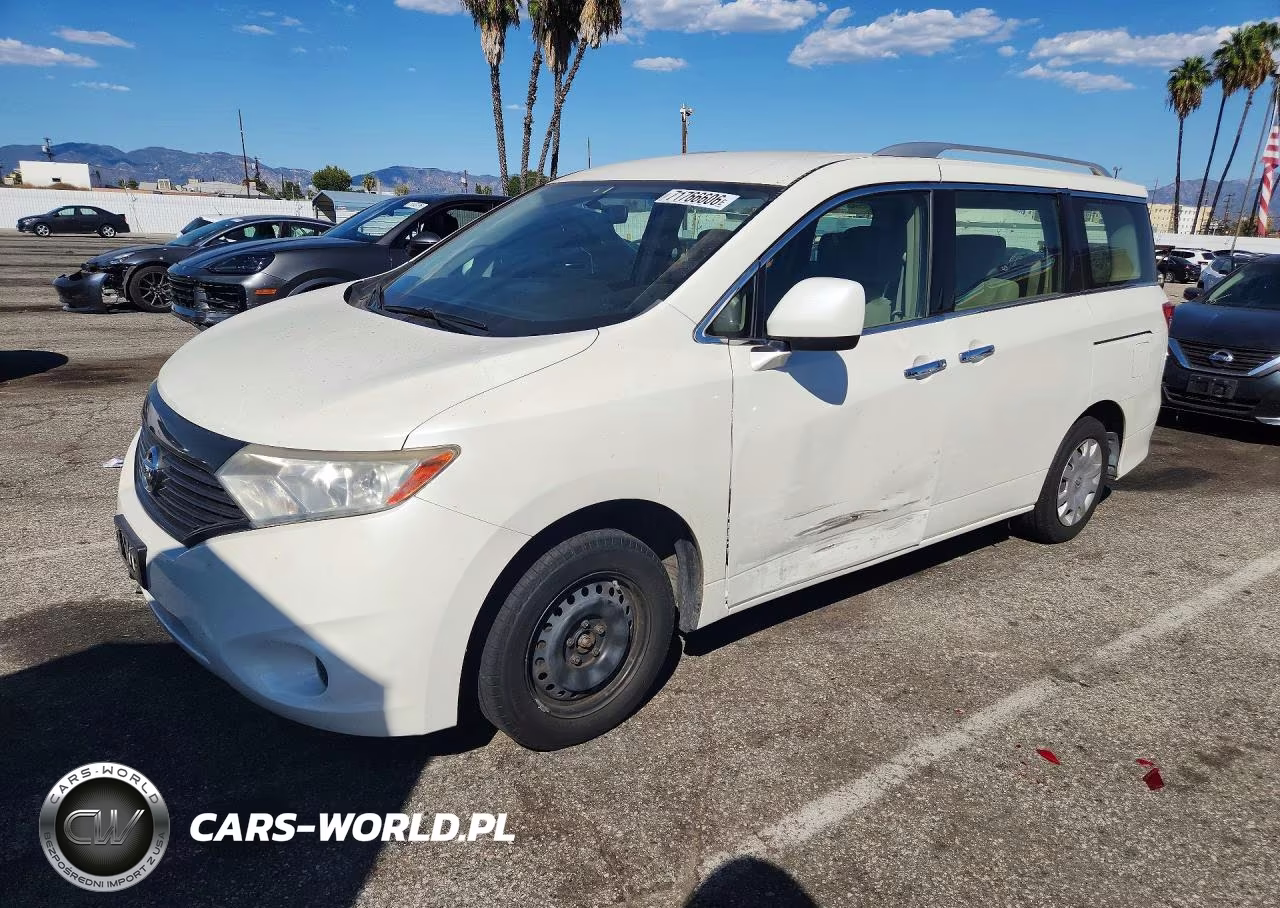 2014 Nissan Quest S VIN:JN8AE2KP0E9101526 - 1