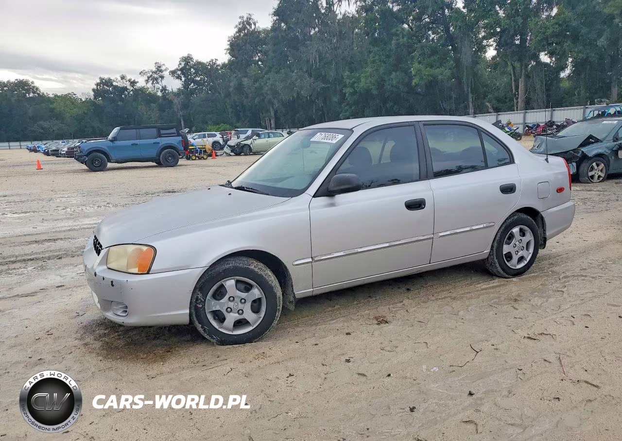 2001 Hyundai Accent Gl VIN:KMHCG45CX1U243727 - 1