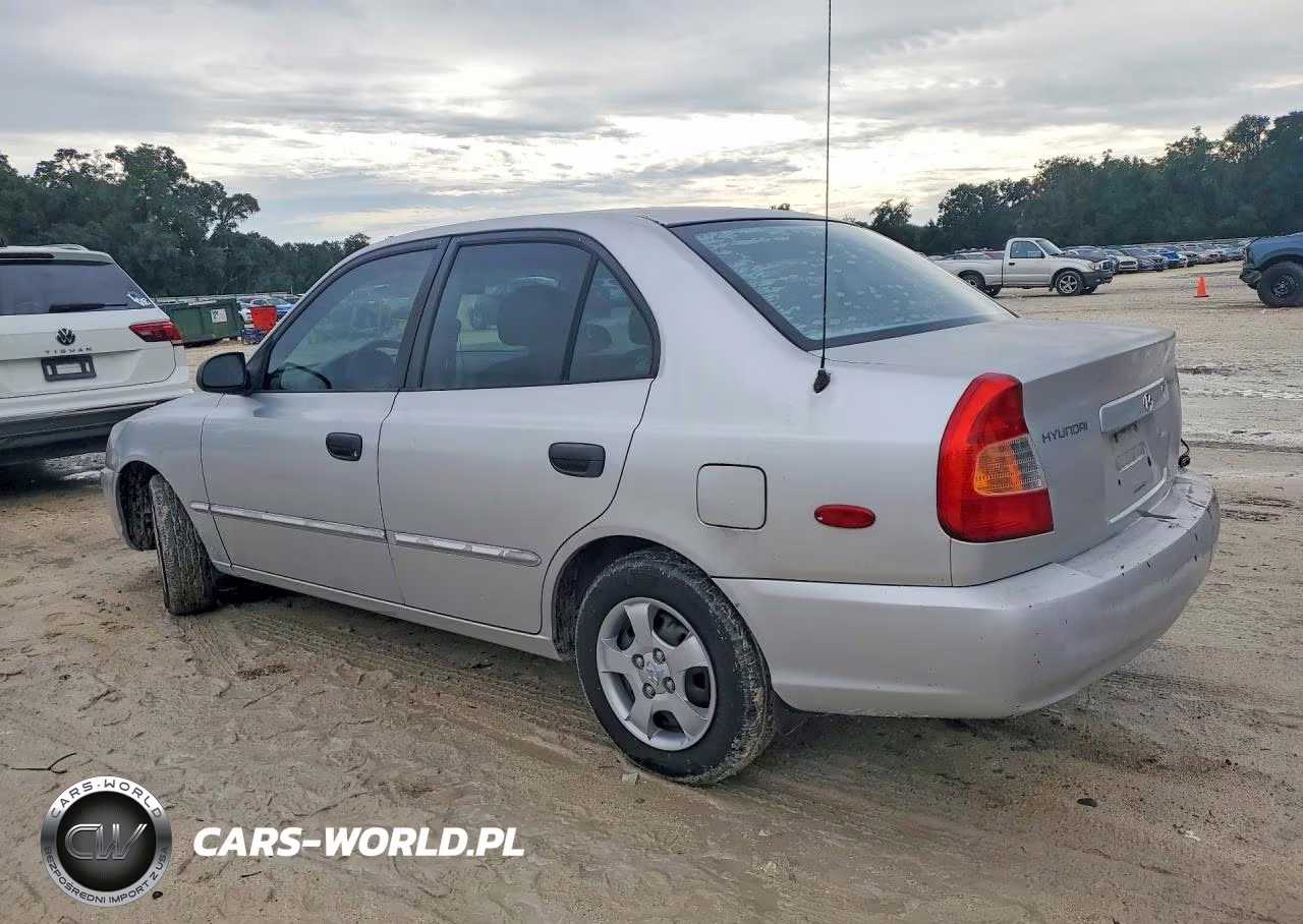 2001 Hyundai Accent Gl VIN:KMHCG45CX1U243727 - 2