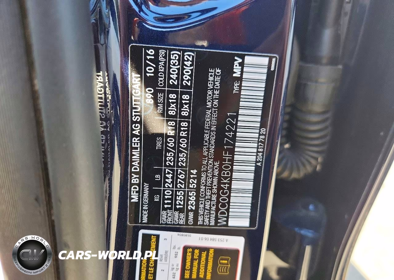 2017 Mercedes-Benz Glc 300 4Matic VIN:WDC0G4KB0HF174221 - 13
