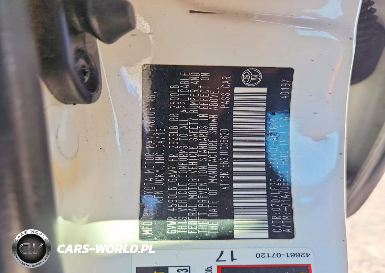 2013 Toyota Avalon Xle Premium VIN:4T1BK1EB3DU036620 - 12