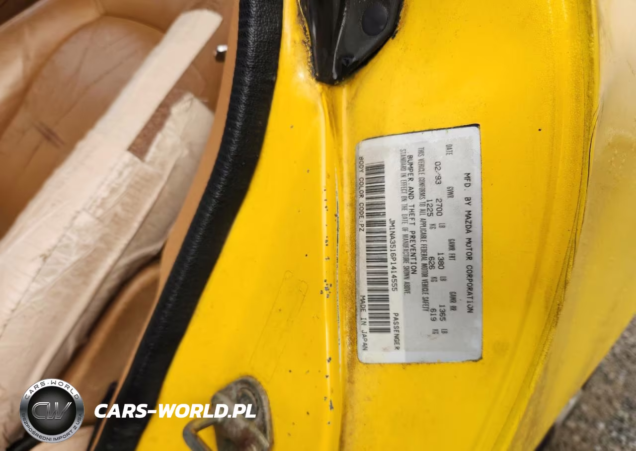 1993 Mazda Mx-5 Miata VIN:JM1NA3516P1414555 - 12