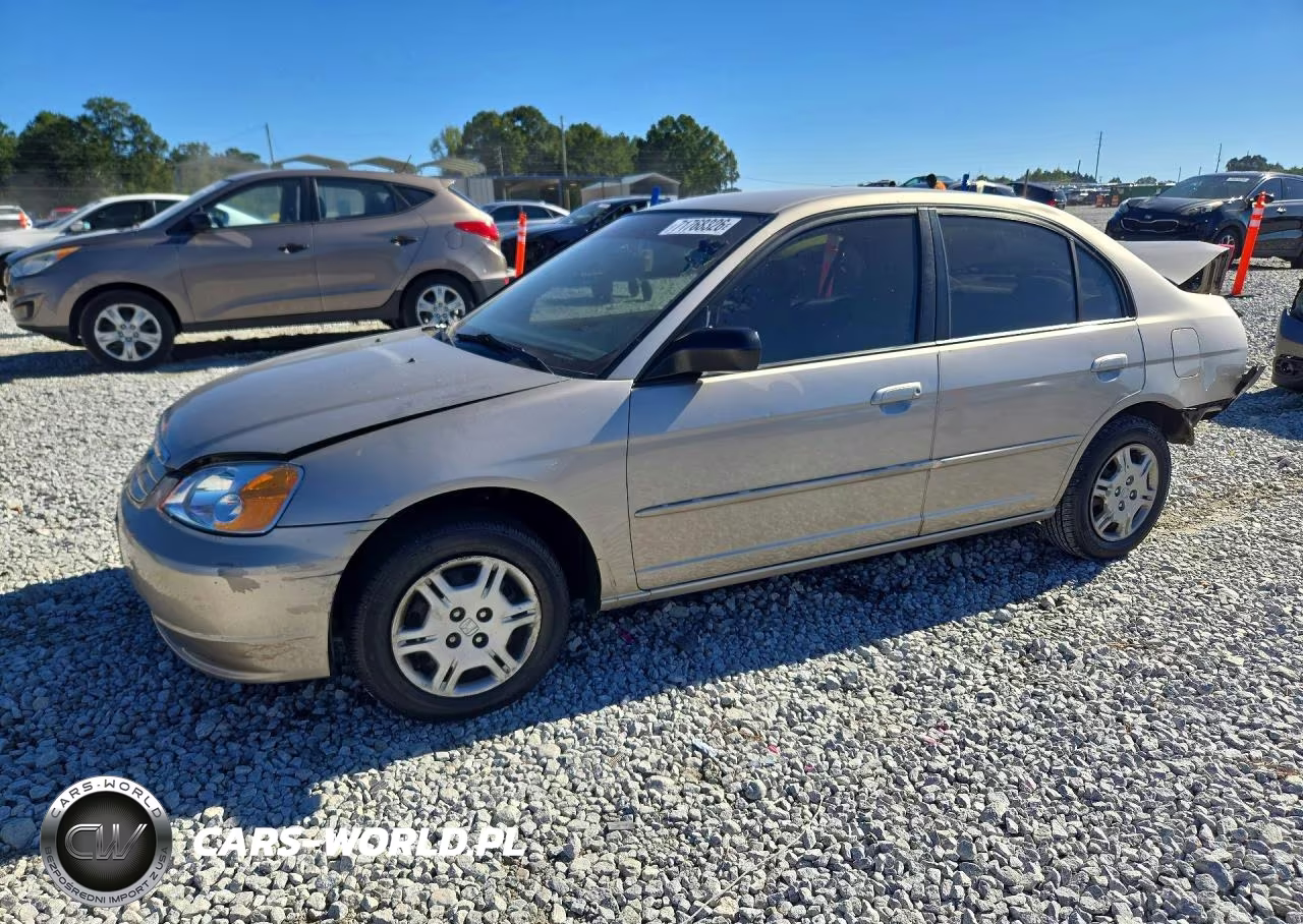 2002 Honda Civic Lx VIN:1HGES16522L070692 - 1
