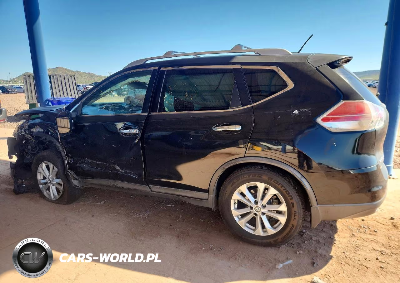 2015 Nissan Rogue Sv VIN:KNMAT2MTXFP591627 - 2