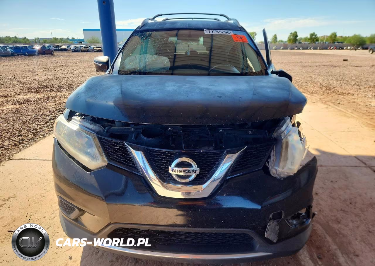 2015 Nissan Rogue Sv VIN:KNMAT2MTXFP591627 - 5