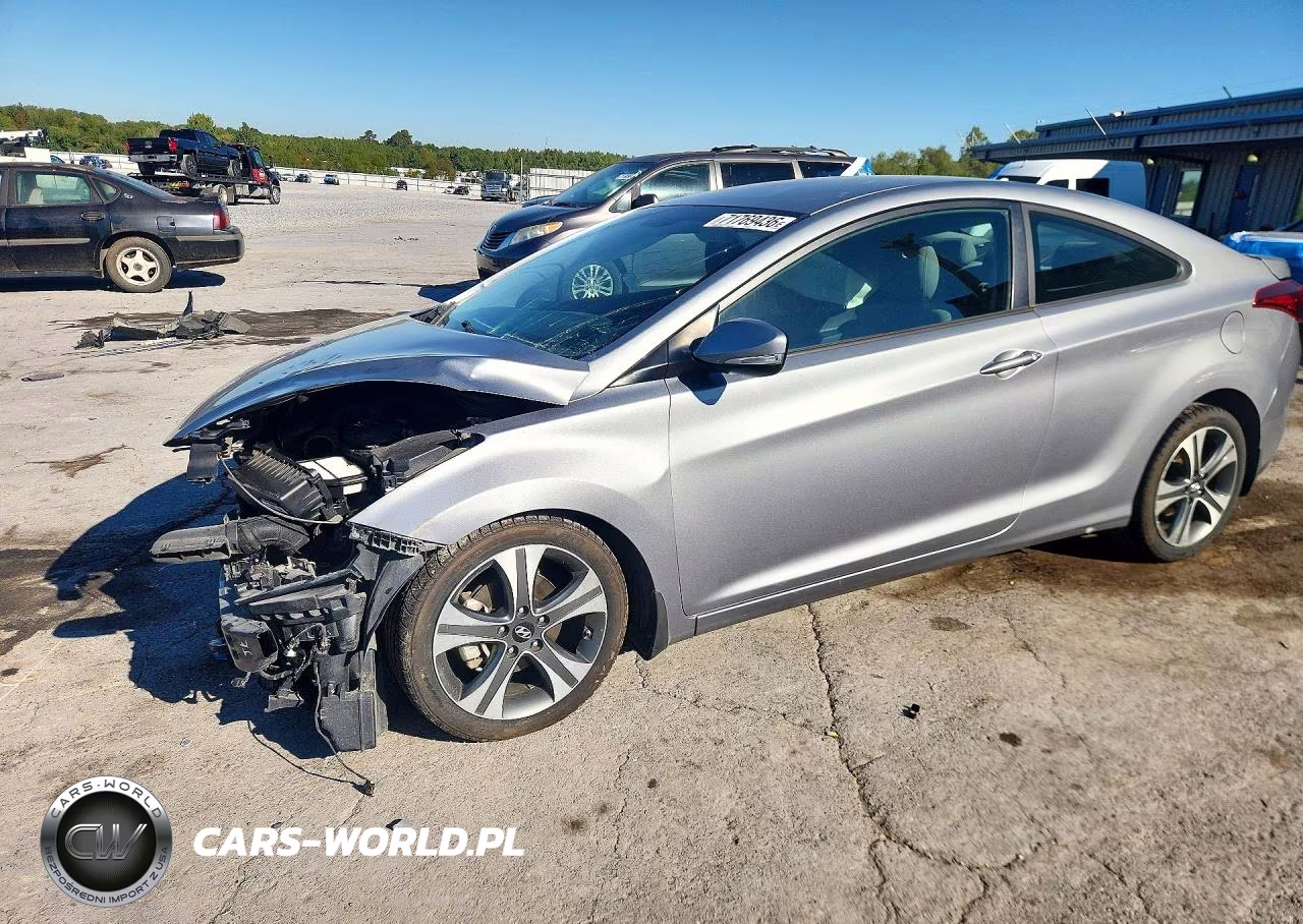2014 Hyundai Elantra Coupe Base VIN:KMHDH6AH0EU029673 - 1
