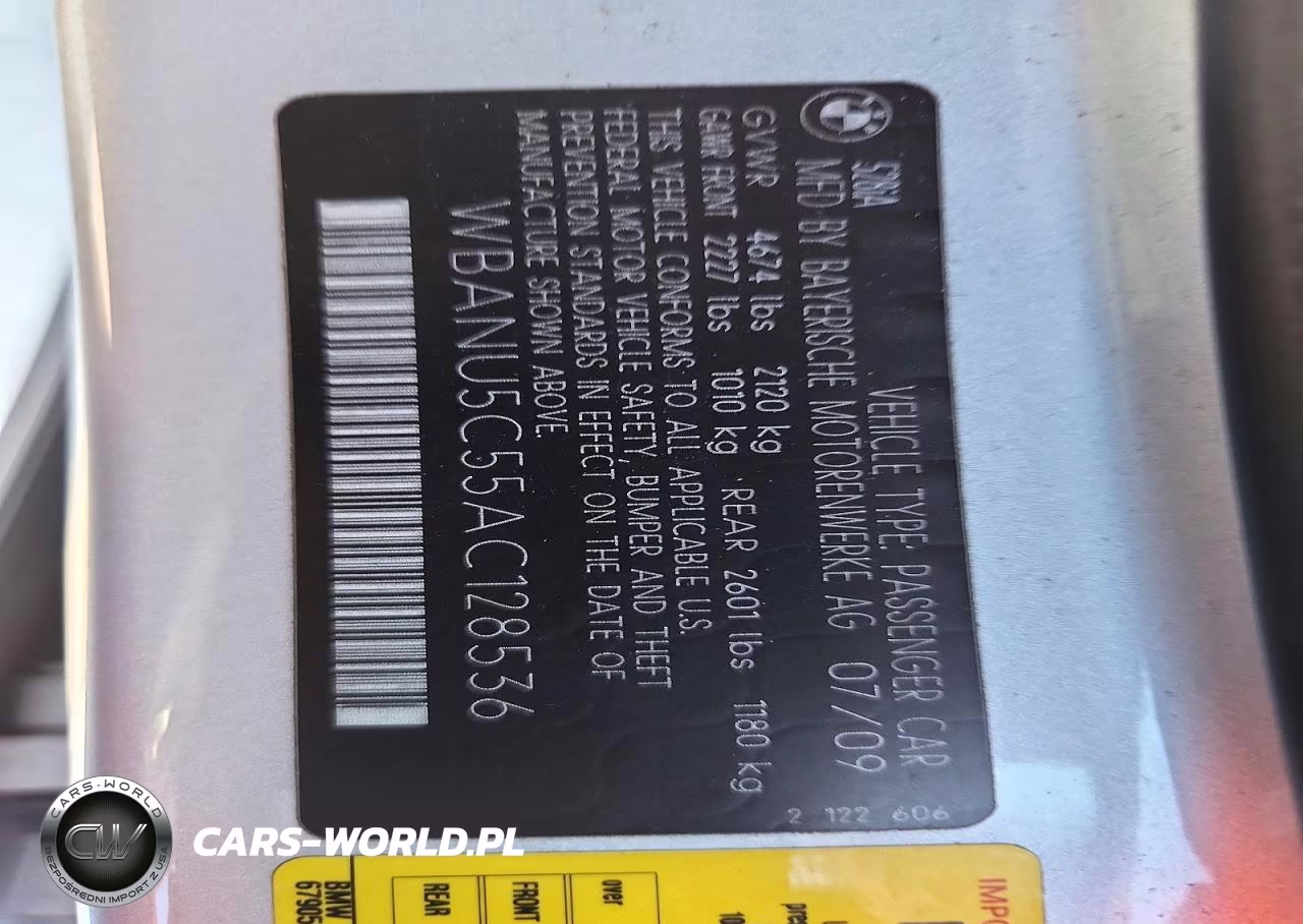 2010 BMW 528 I VIN:WBANU5C55AC128536 - 12