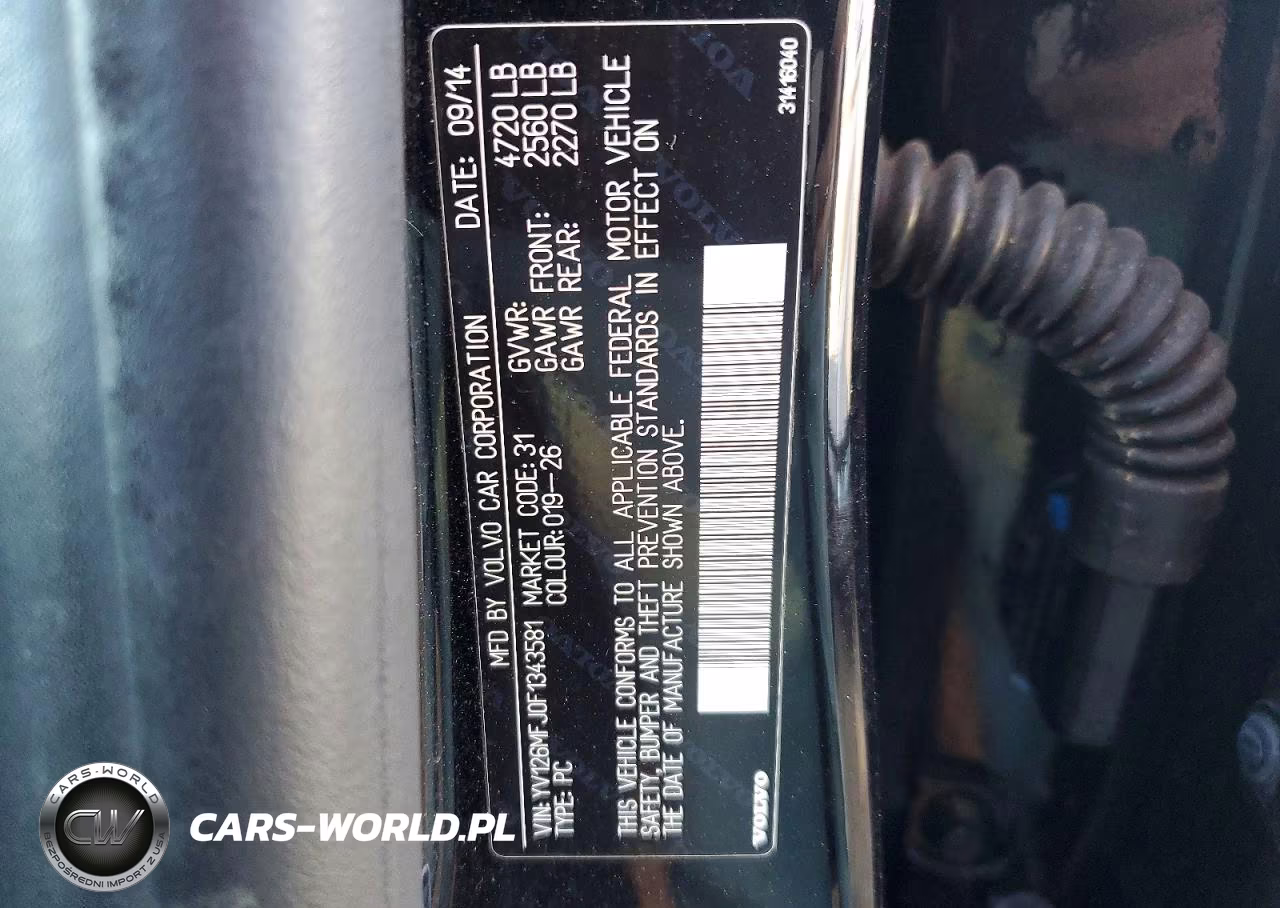 2015 Volvo S60 VIN:YV126MFJ0F1343581 - 13