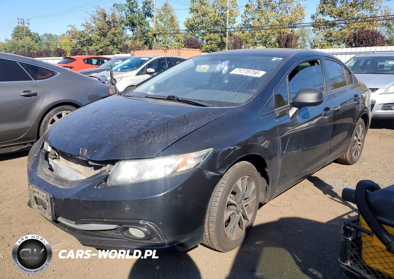2013 Honda Civic Exl VIN:19XFB2F96DE279828 - 1