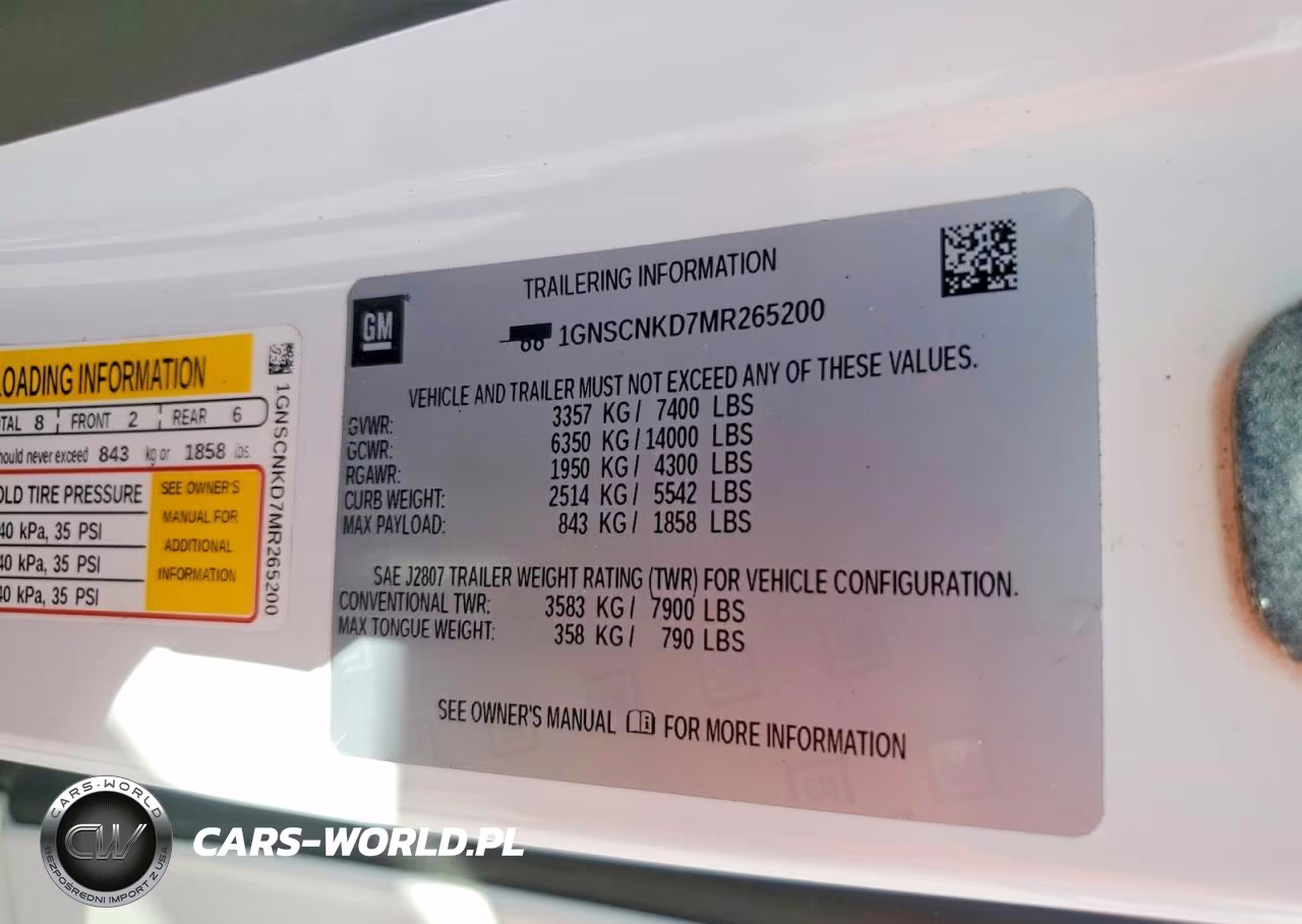 2021 Chevrolet Tahoe C1500 Lt VIN:1GNSCNKD7MR265200 - 12