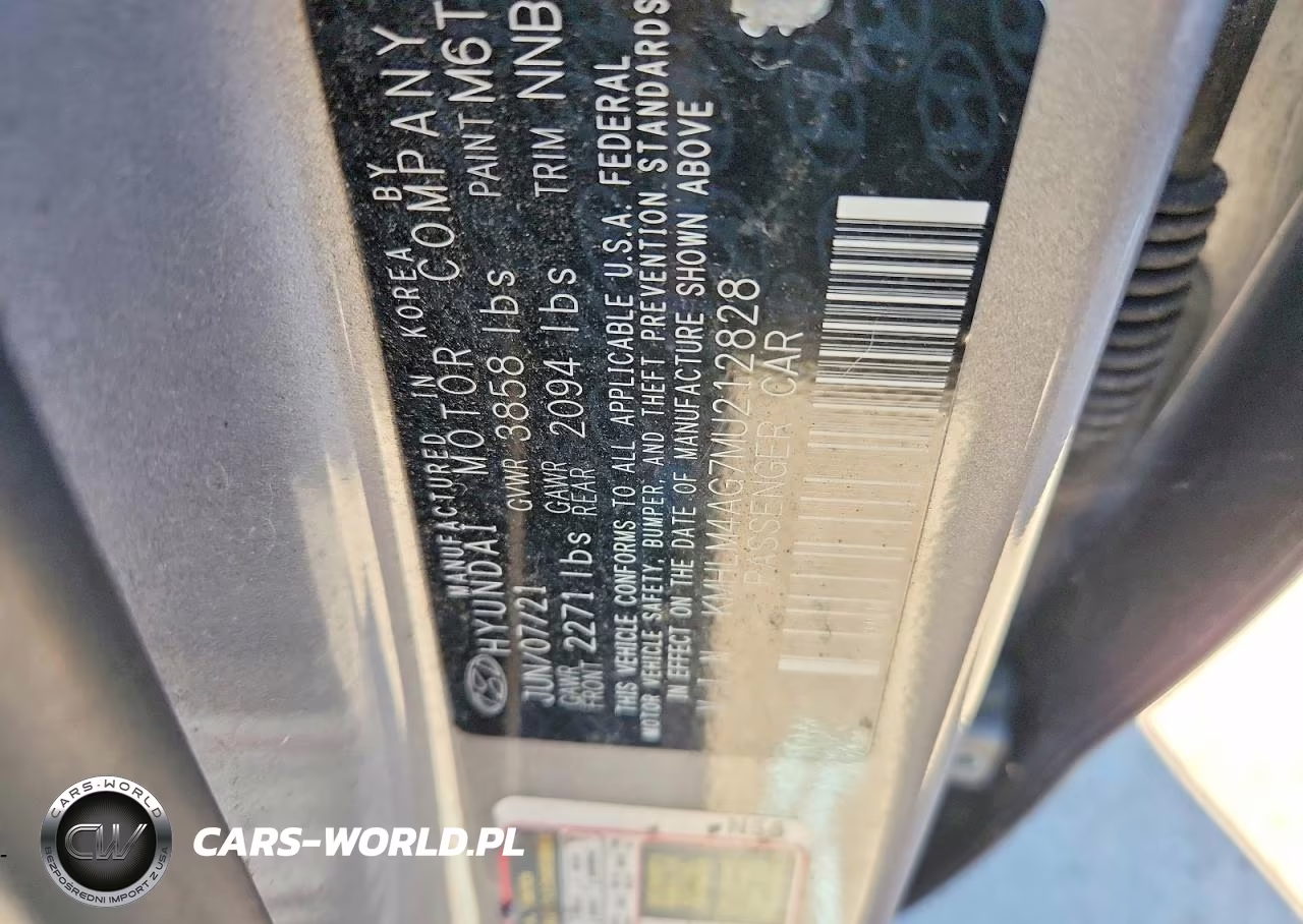 2021 Hyundai Elantra Sel VIN:KMHLM4AG7MU212828 - 12