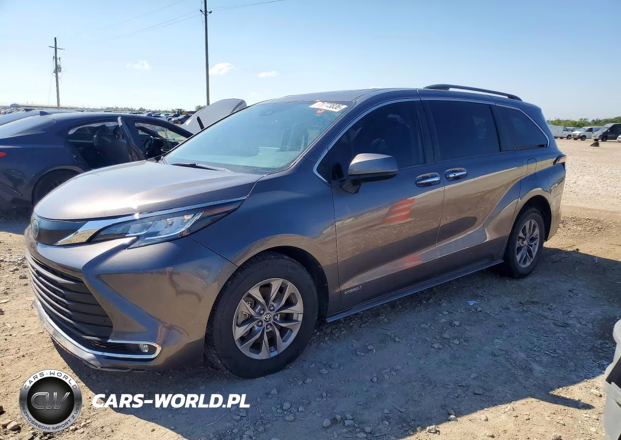 2021 Toyota Sienna Xle VIN:5TDYRKEC8MS013850 - 1