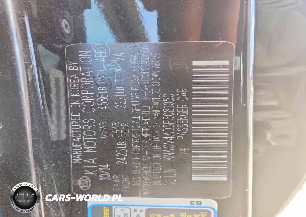 2015 Kia Optima Hybrid VIN:KNAGM4AD5F5081050 - 12