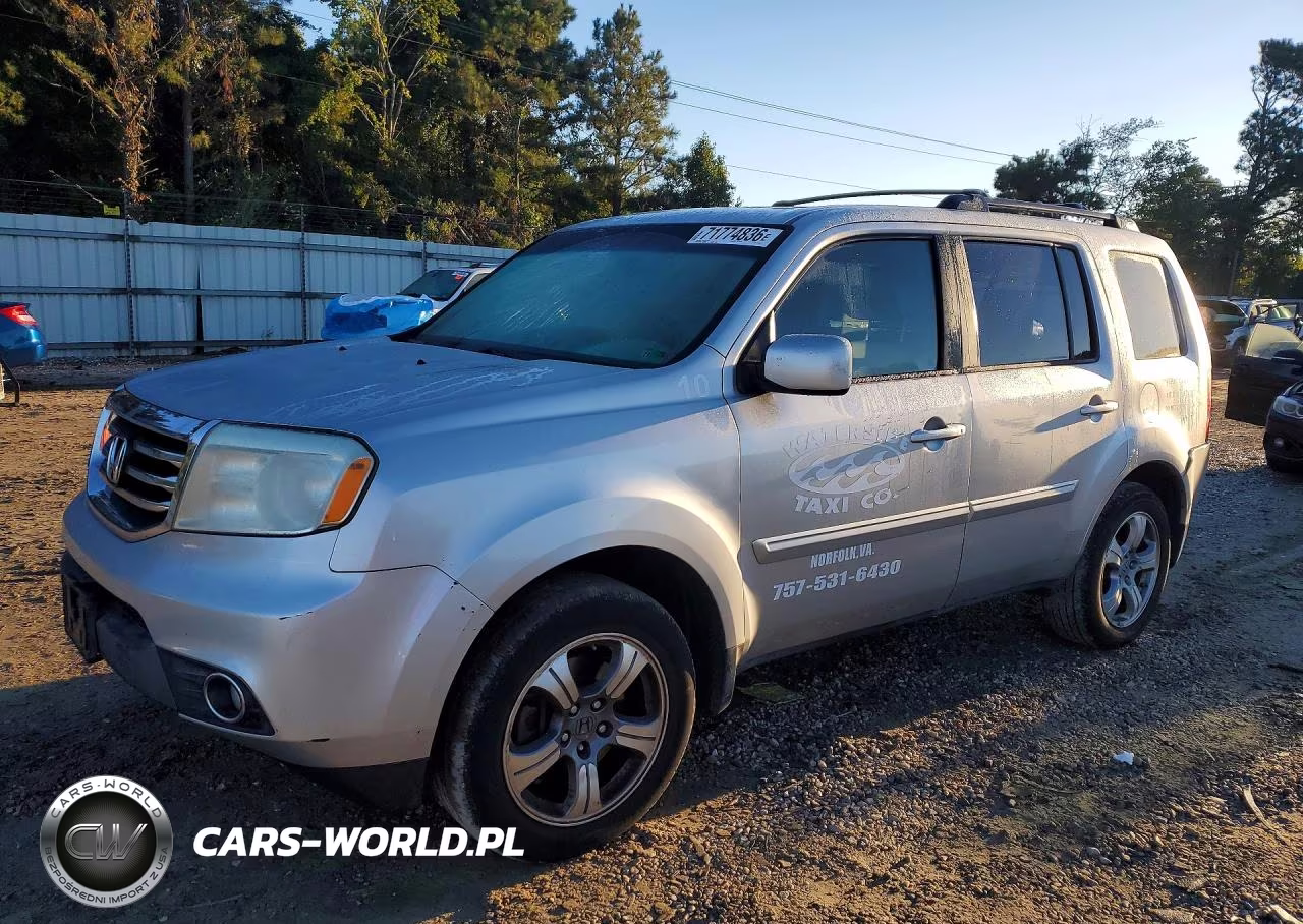 2013 Honda Pilot Exl VIN:5FNYF4H53DB040427 - 1
