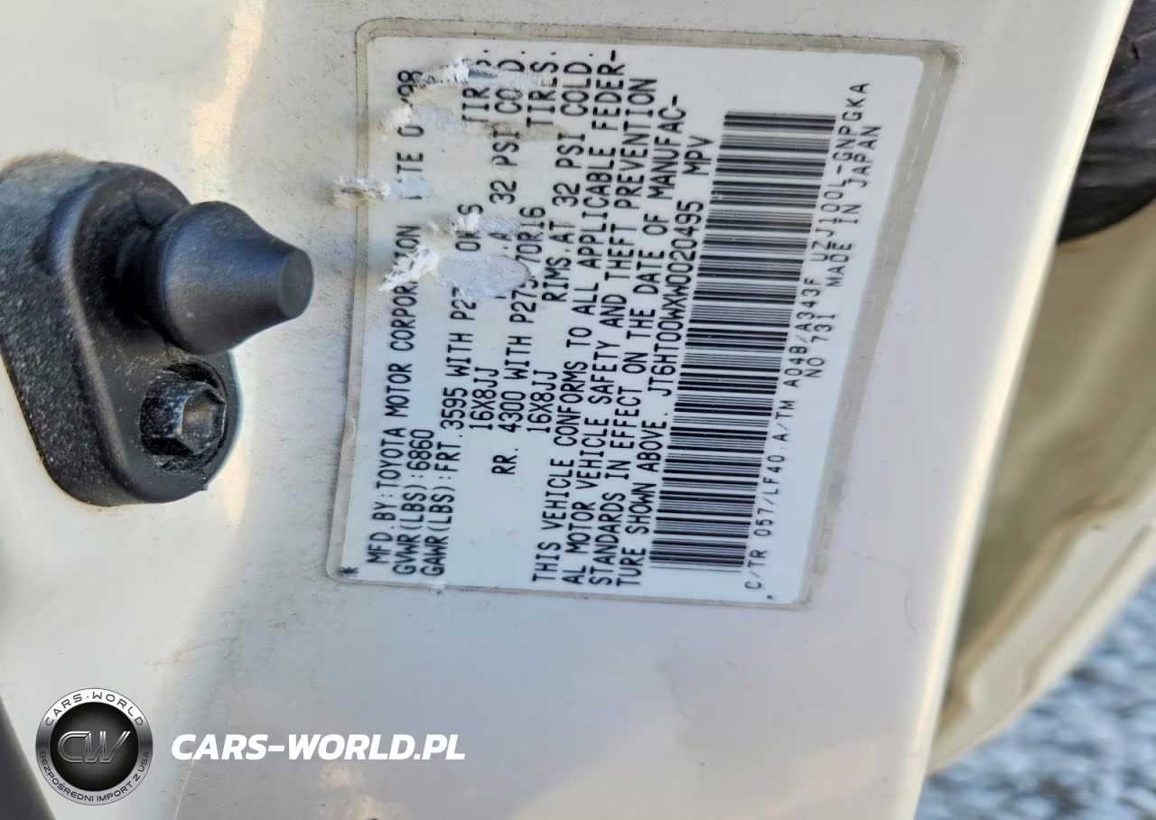 1998 Lexus Lx 470 VIN:JT6HT00WXW0020495 - 13