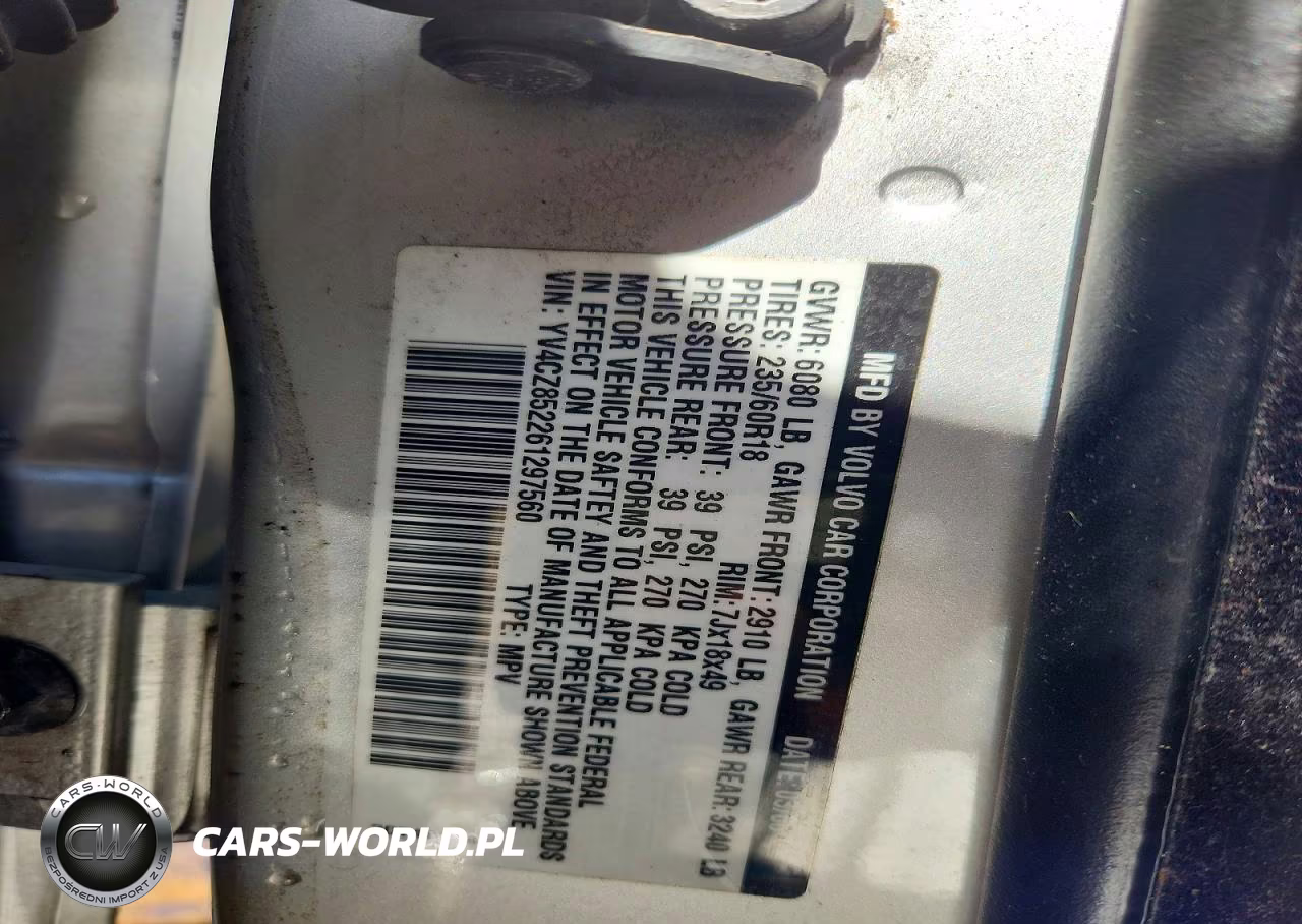 2006 Volvo Xc90 V8 VIN:YV4CZ852261297560 - 13