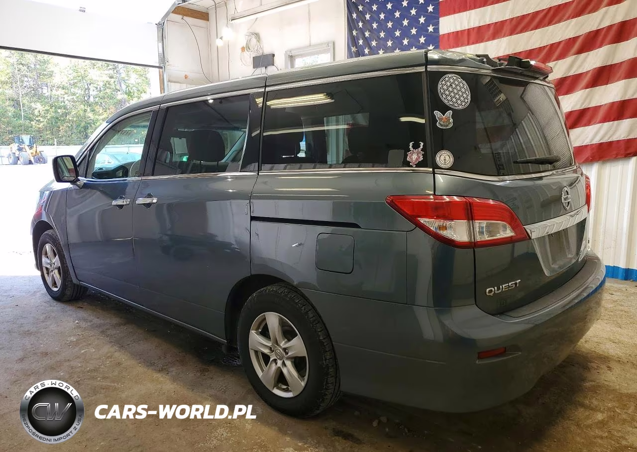 2012 Nissan Quest 3.5 S VIN:JN8AE2KP0C9045651 - 2