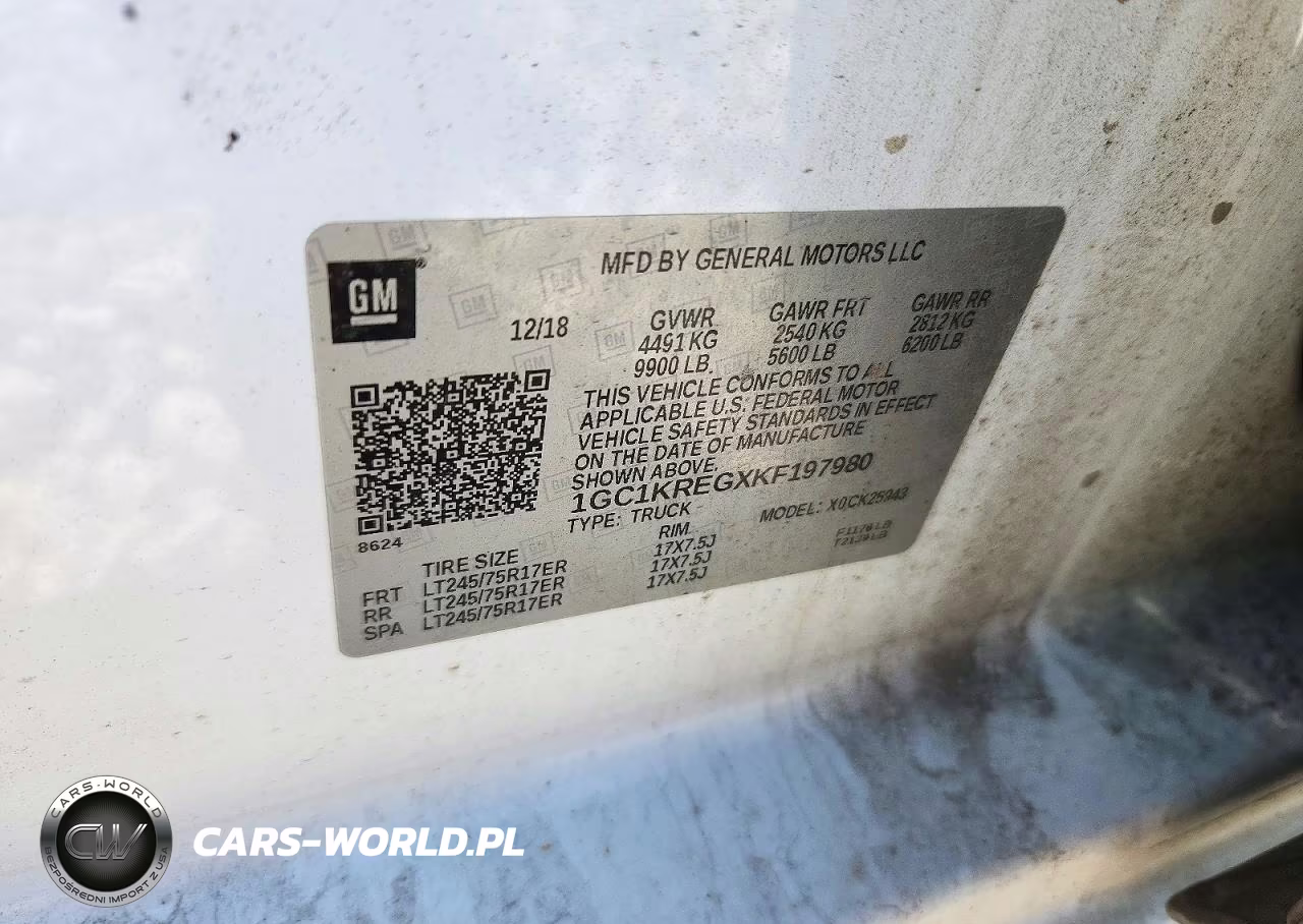 2019 Chevrolet Silverado K2500 Heavy Duty VIN:1GC1KREGXKF197980 - 12