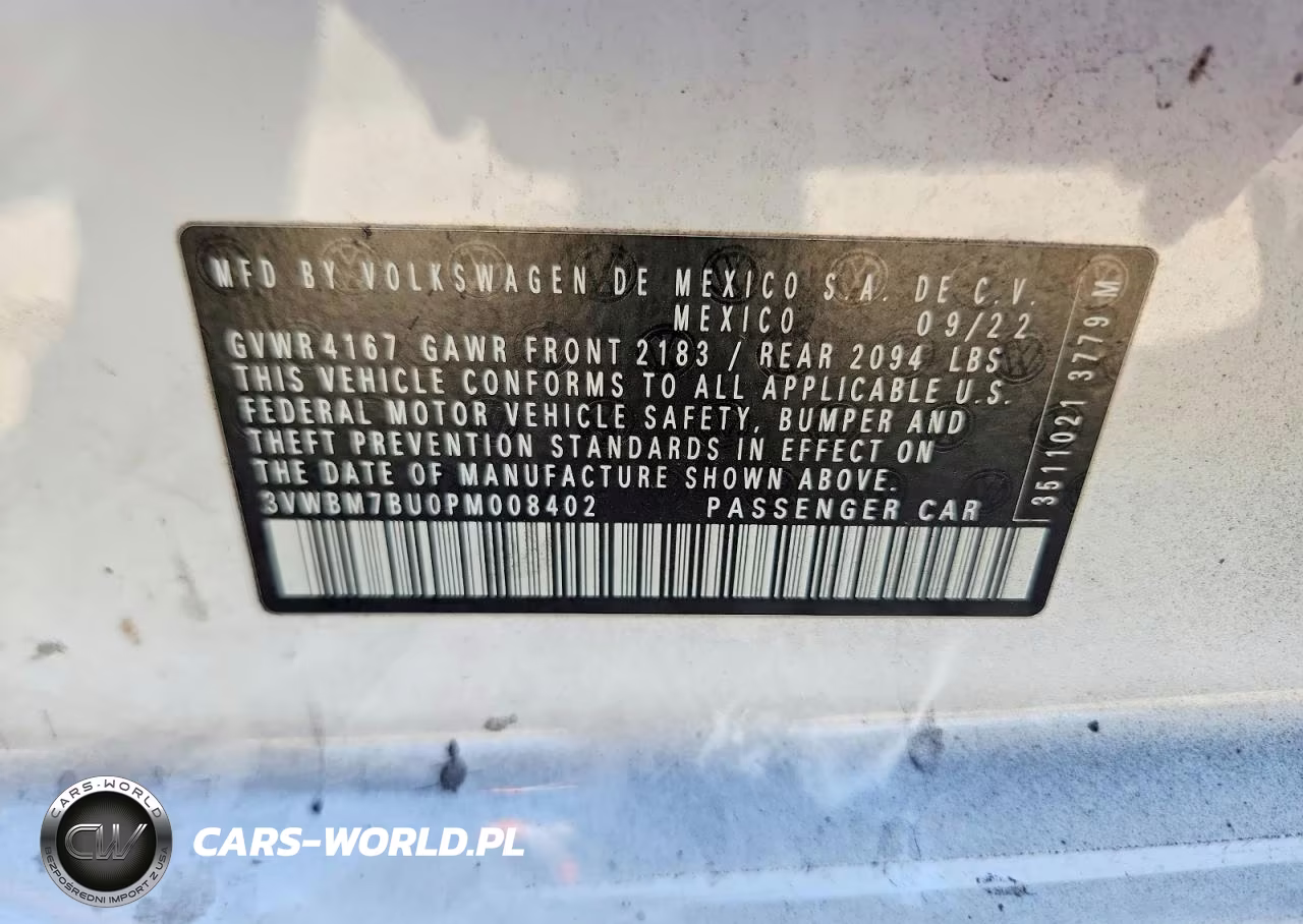 2023 Volkswagen Jetta Sport VIN:3VWBM7BU0PM008402 - 12