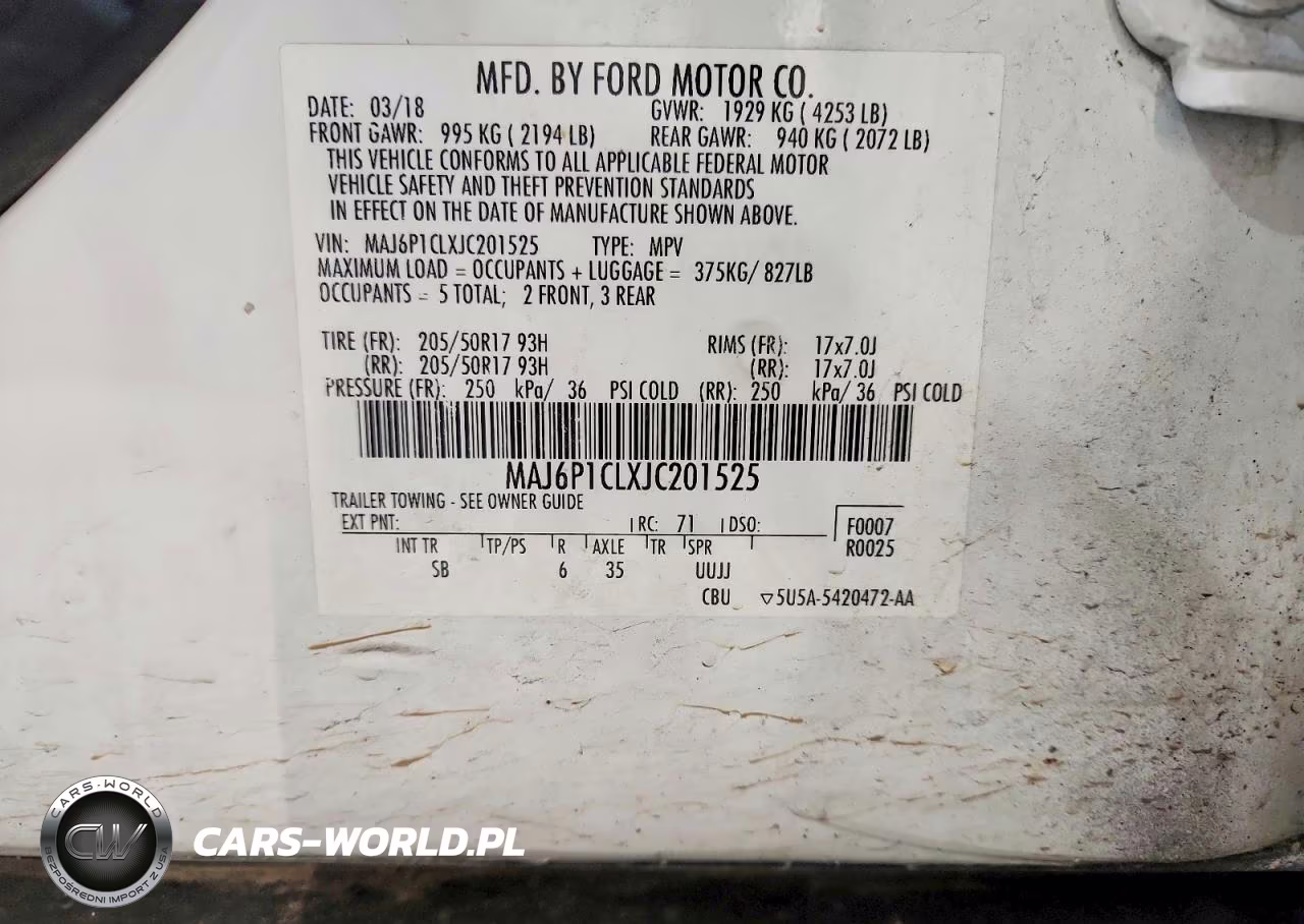 2018 Ford Ecosport Ses VIN:MAJ6P1CLXJC201525 - 13