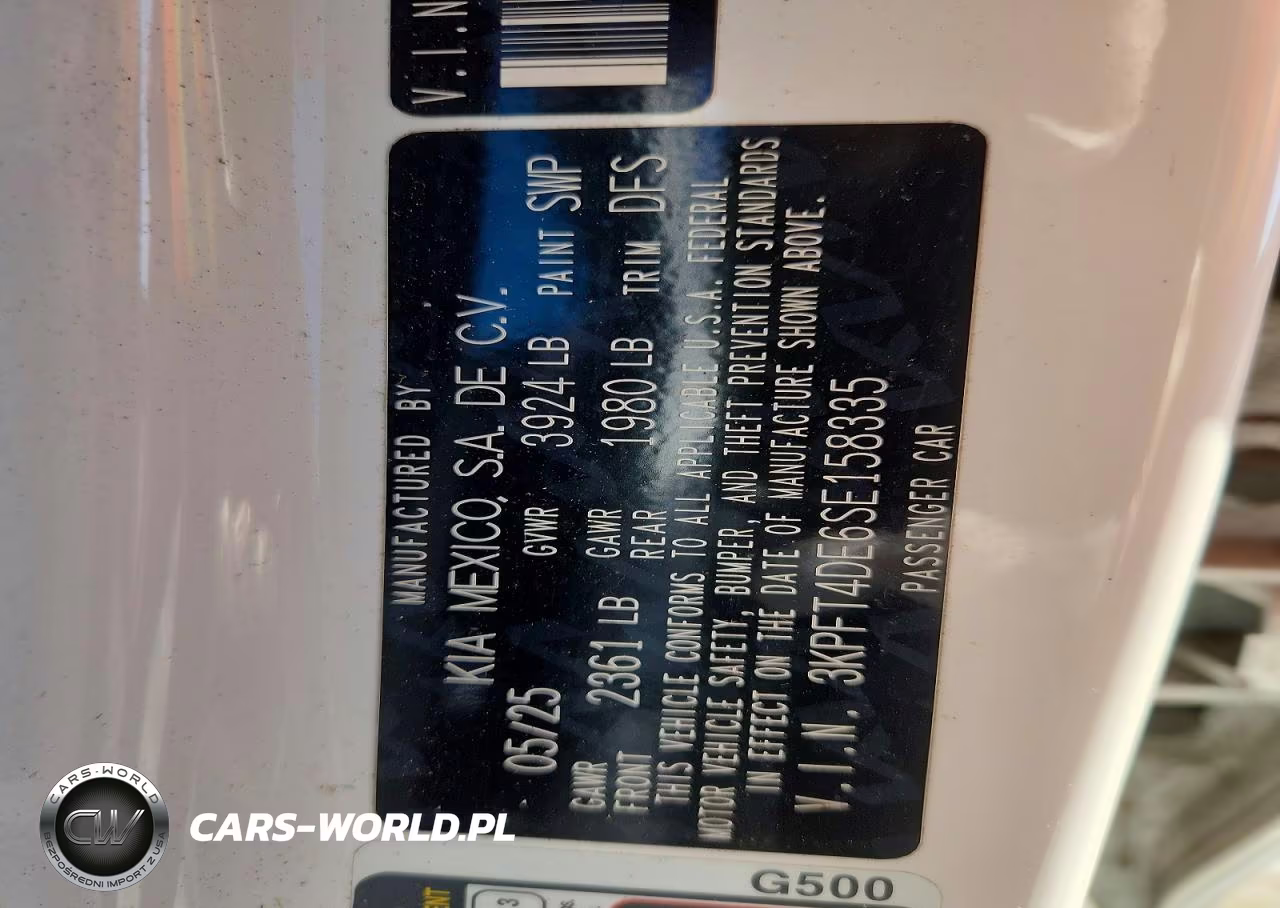 2025 Kia K4 Lxs VIN:3KPFT4DE6SE158335 - 12